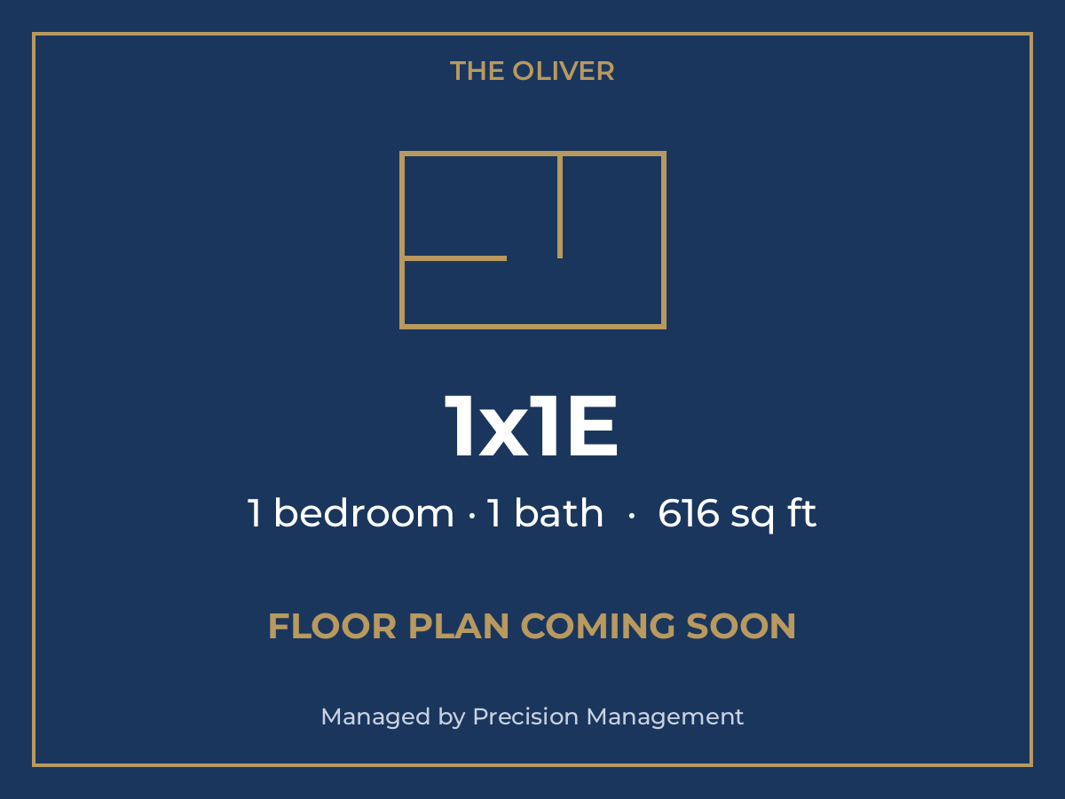 1x1E floor plan coming soon